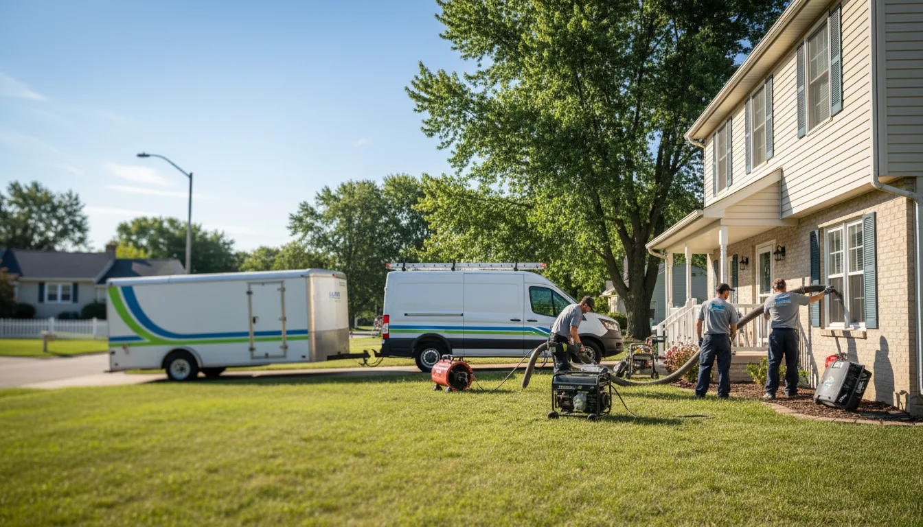 Flooded Basement Restoration And Cleanup With Repair in Cleghorn, IA near me